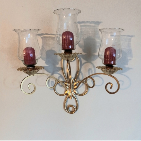 Scone Holder With Sconces - Picture 2 of 4